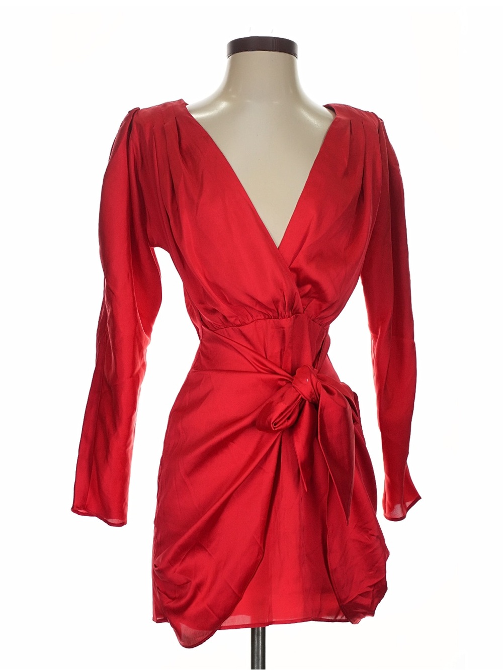 L’academie Dore Mini Dress in Red - Size XS - Picture 5 of 11